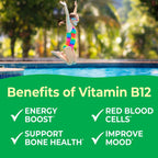 VitaWorks Vitamina B12 para Niños 1000 mcg Comprimibles Masticables
