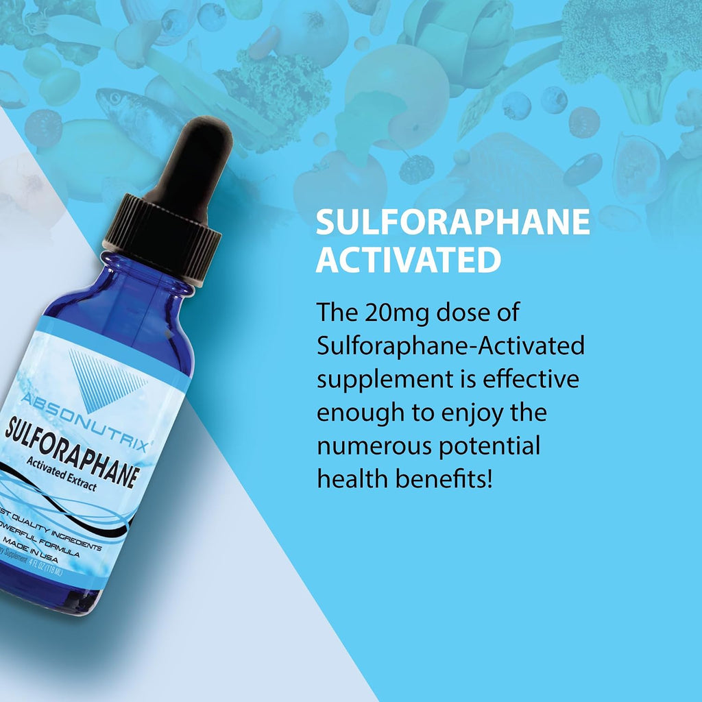 Absonutrix Sulforafano Activado y Estabilizado, 20 mg, 200 Servicios