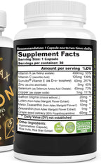EXIR Vitaminas para los Ojos – Suplemento Nutricional para la Salud Visual, 60 Cápsulas