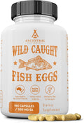 Ancestral Supplements Omega 3 Huevas de Pescado Salvaje, 2400mg, 180 Cápsulas