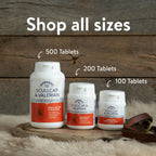 Dorwest Herbs Tabletas de Escutelaria y Valeriana para Perros y Gatos (500 tabletas)