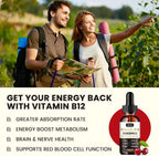 Vitamina B12 Complex 10000 mcg | Gotas Sublinguales Triple B12 Sabor Cereza