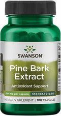 Extracto de Corteza de Pino de Swanson 50 mg, 100 Cápsulas