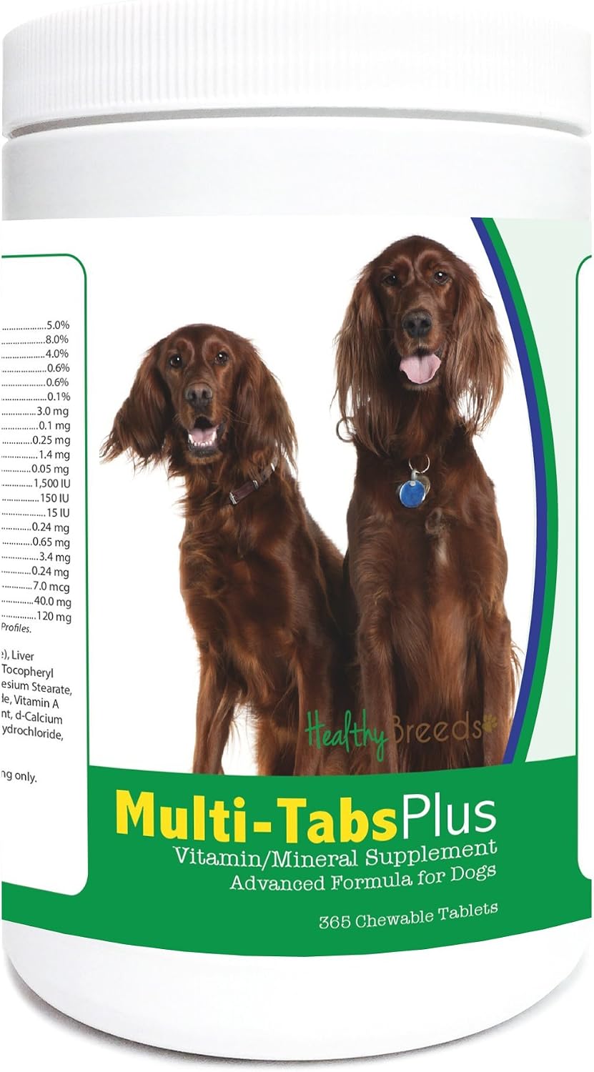 Healthy Breeds Irish Setter Multi-Tabs Plus Comprimidos Masticables, 365 unidades