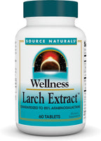 Source Naturals Wellness Extracto de Alerce - Estandarizado a Arabinogalactanos - 60 Comprimidos