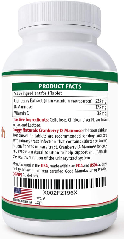 Cranberry D-Mannose para Perros y Gatos - – Sabor a hígado de pollo: Para una mayor aceptación por parte de perros – Image 3