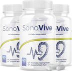 IDEAL PERFORMANCE (3 Pack) Sonovive Capsules Hearing Pills (180 Cápsulas)