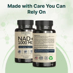 VINATURA Suplemento de NAD 1000 mg - NAD+ Puro para el Apoyo Celular