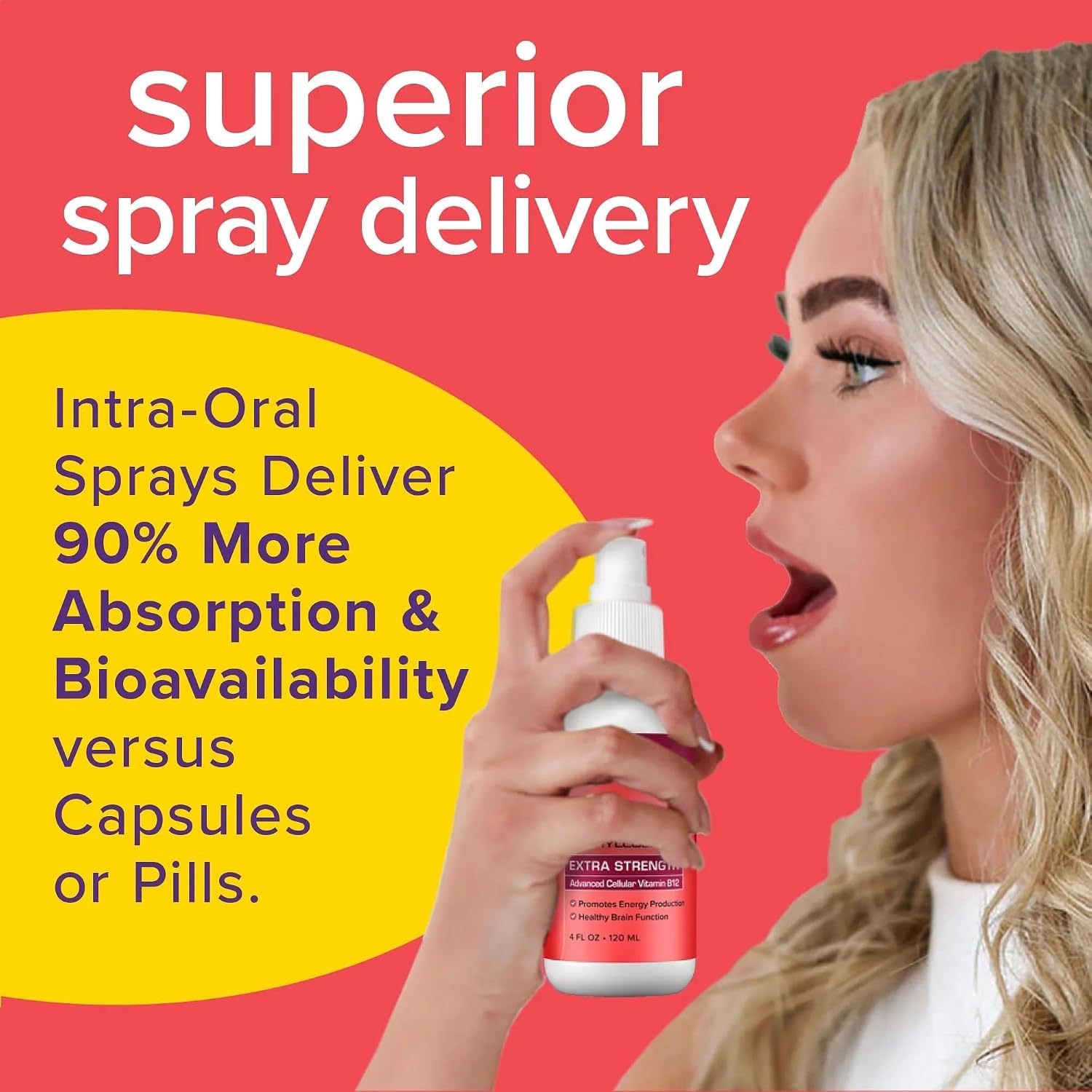 Results RNA - Advanced Cellular Vitamin B12 Spray - Metilcobalamina 1500 mcg - 60 Servicios