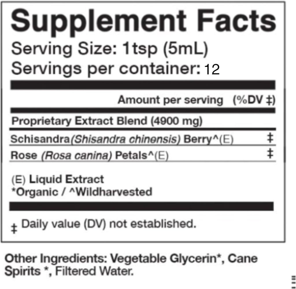 Anima Mundi Apothecary Schisandra Rose Elixir - Elixir Líquido de Schisandra y Rosa Silvestre (59 ml)