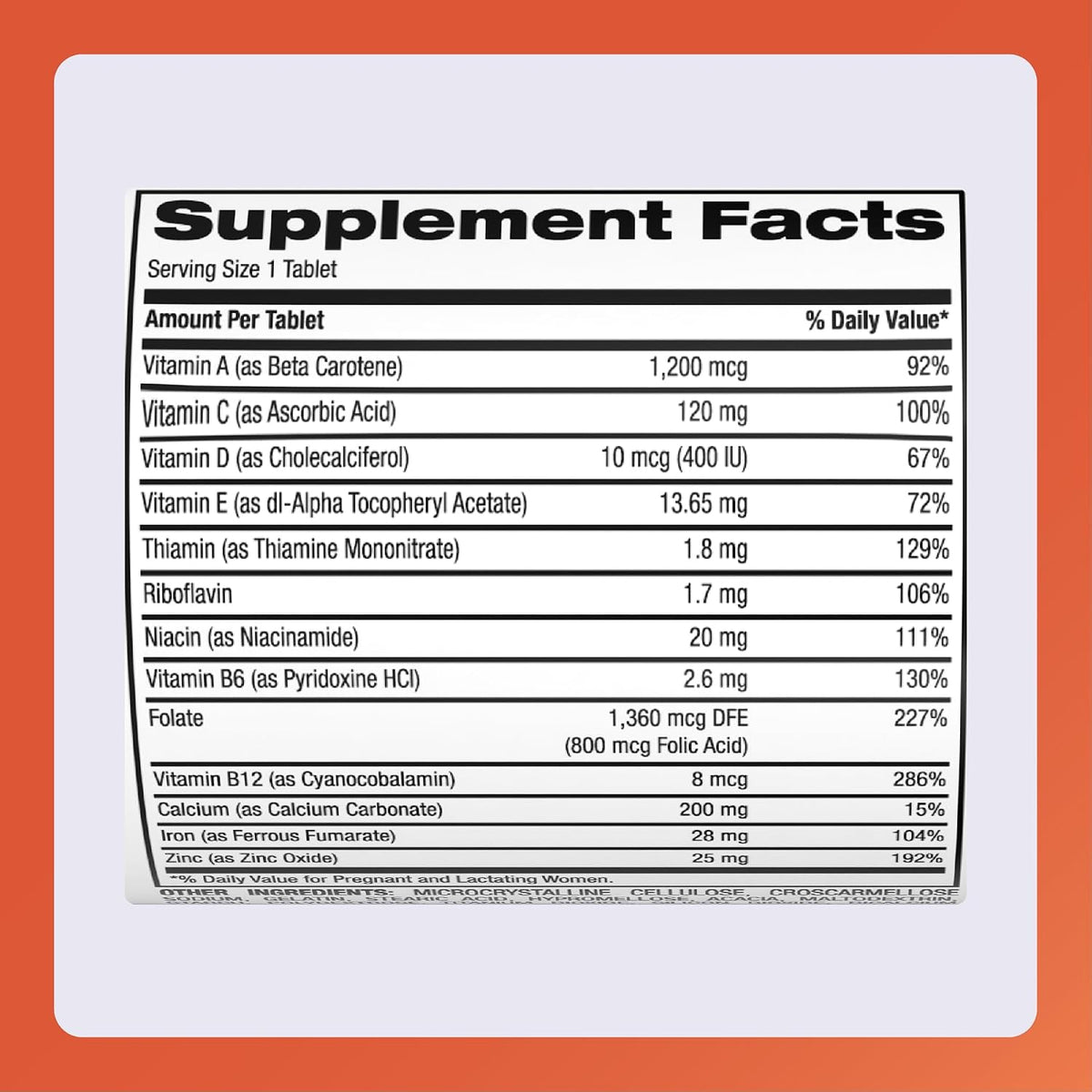 Rugby Prenatal Vitamins - Suplemento Multivitamínico y Mineral - 100 Tabletas (Pack de 3) – Image 5