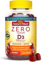 Nature Made Zero Sugar Vitamin D3 Gummies 2000 UI (50 mcg) - 110 Gominolas