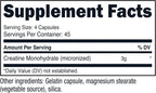 Nutricost Creatine Monohydrate 3000mg, 180 Cápsulas (750mg por Cápsula) - Sin Gluten, No GMO