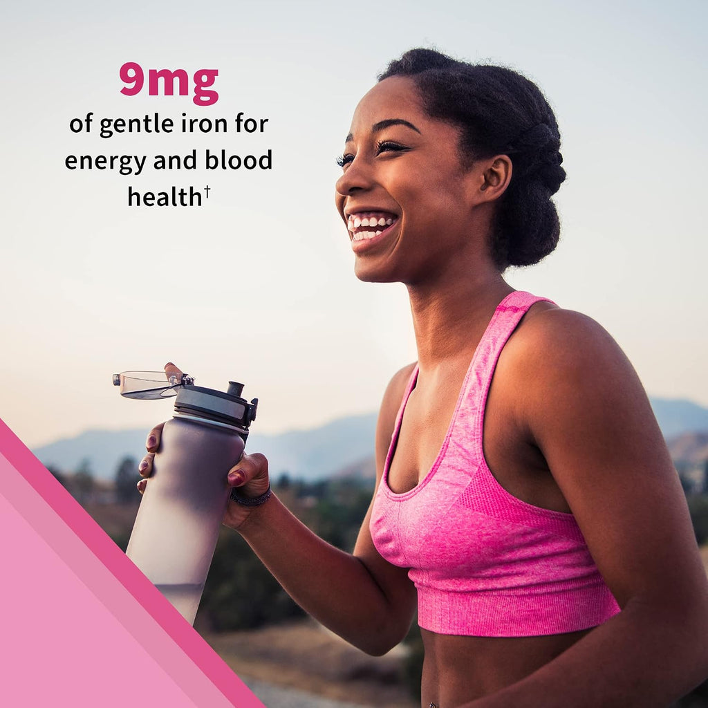 Garden of Life Vitamin Code Gominolas Multivitamínicas para Mujeres con Hierro y Probióticos, Sabor Cereza, 90 Gominolas