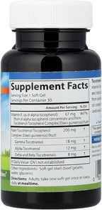 Carlson Labs Tocotrienols with Natural Vitamin E, 30 Soft Gels