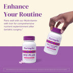 BariMelts Vitamin B12 Plus, 90 Comprimidos de Disolución Rápida (Suministro para 3 Meses)
