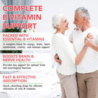 Frovetani Complejo B Orgánico Líquido con Vitaminas B12 Metilcobalamina, B6, B1, B9 - Apoyo Metabólico, Vegano, Sin Gluten