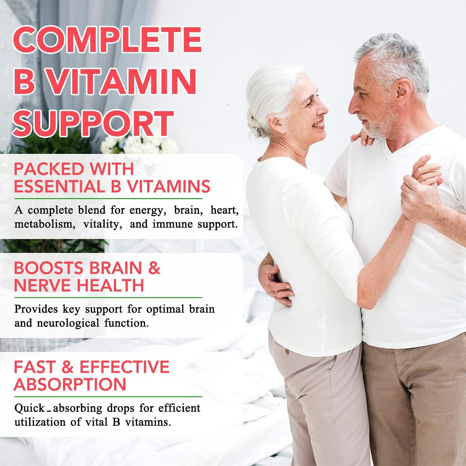 Frovetani Complejo B Orgánico Líquido con Vitaminas B12 Metilcobalamina, B6, B1, B9 - Apoyo Metabólico, Vegano, Sin Gluten
