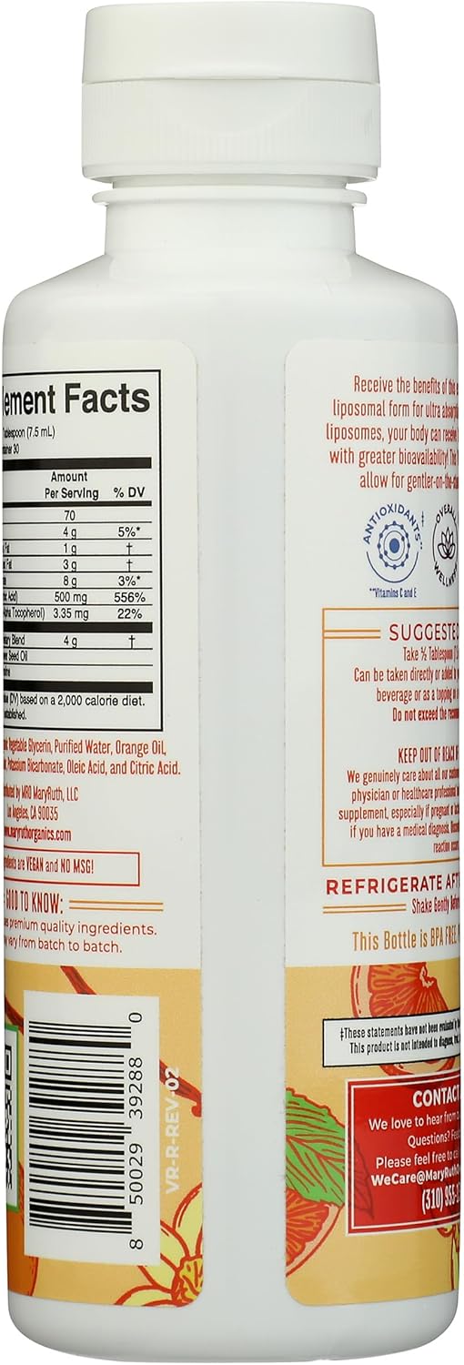 MaryRuth's Megadose Liposomal Vitamina C, 224 ml