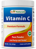 Best Naturals Vitamina C Pura en Polvo 454g (Ácido Ascórbico)