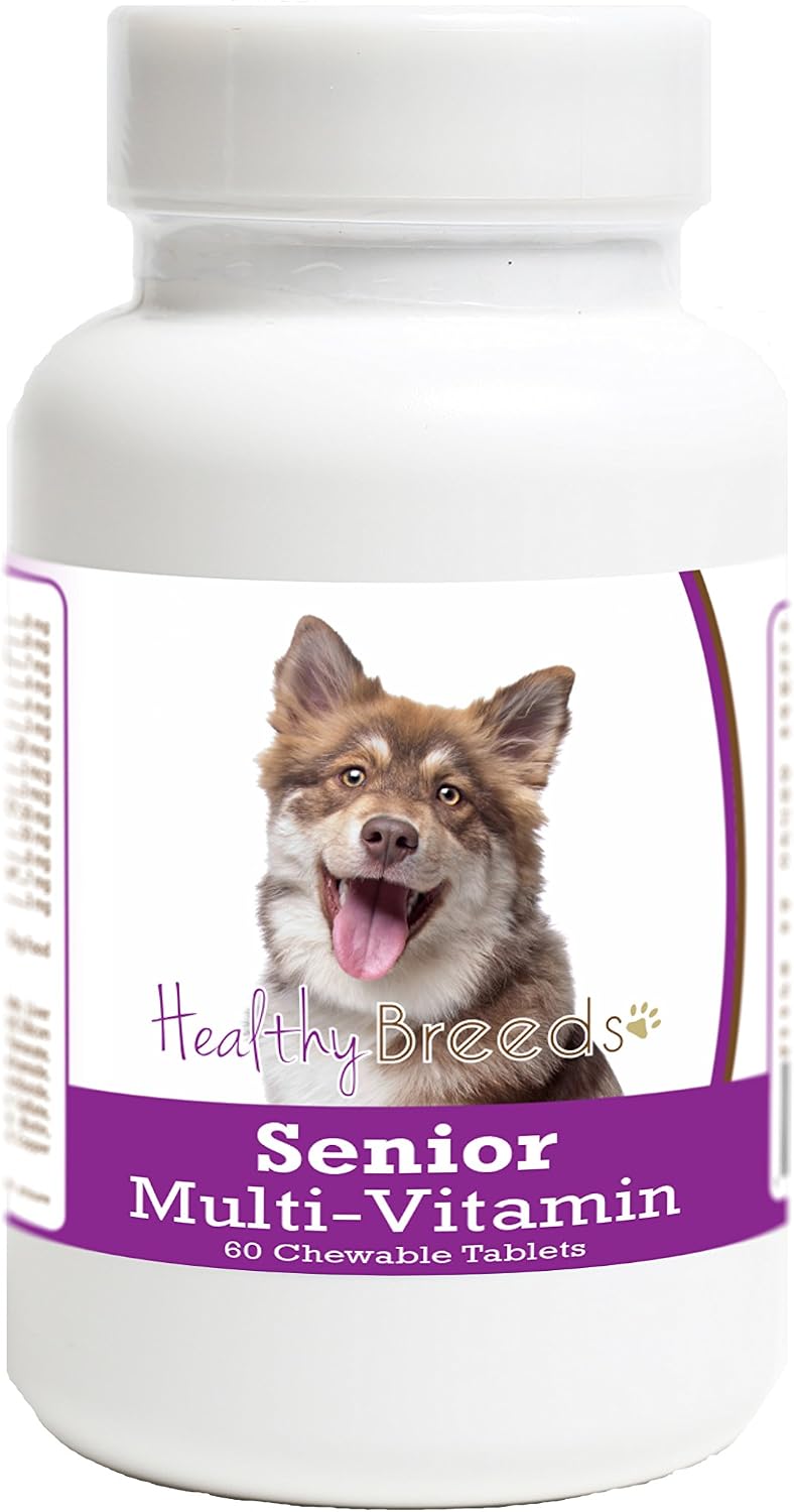 Healthy Breeds Finnish Lapphund Senior Dog Multivitamin Tablets 60 Count