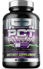 Iron Labs Nutrition PCT Xtreme - Soporte Post-Ciclo para Hombres - 30 Días (80 Cápsulas)