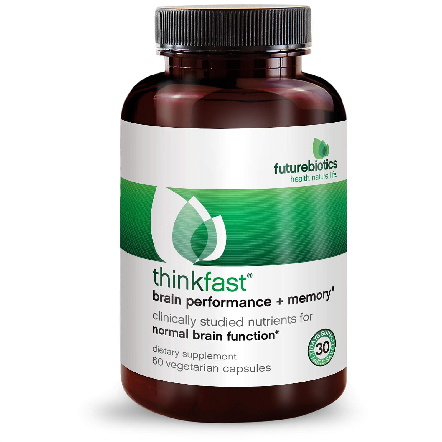 Futurebiotics ThinkFast, Rendimiento Cerebral y Memoria, 60 Cápsulas Vegetales