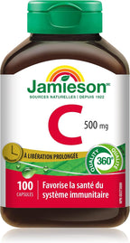 Jamieson Vitamin C 500 mg - Sustained Release Capsules