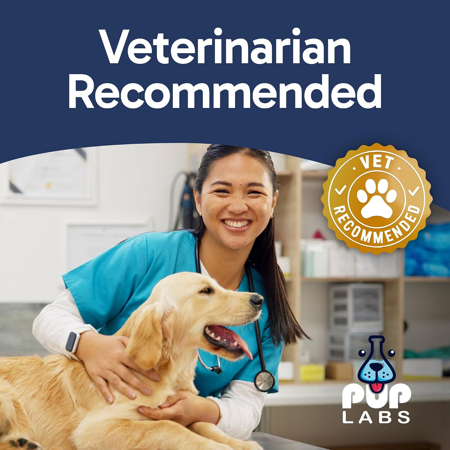 Pup Labs Tummy Essentials Probiotic Chews for Dogs, Supports Gut Health and Firm Stools, 30 Chews