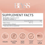 BLYSS Nutrition GOOD VIBES – Suplemento de Azafrán para Mujer, 60 Cápsulas Veganas