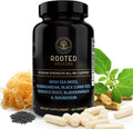 Rooted Origins Cápsulas de Sea Moss – Irish Sea Moss Avanzado, Magnesio, Ashwagandha, Aceite de Semilla Negra, Raíz de Bardana y Bladderwrack – Apoyo Inmune, Salud Digestiva, Energía y Más – 60 Cápsulas