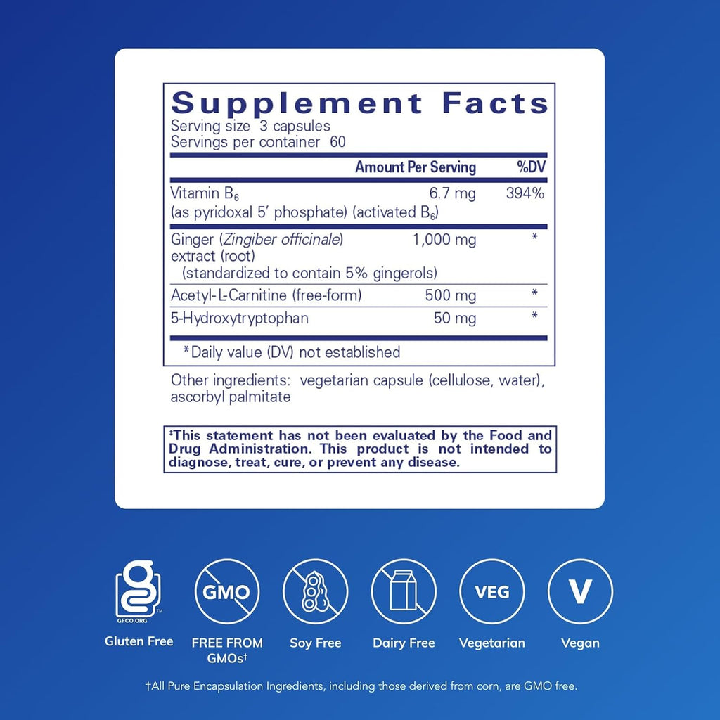 Pure Encapsulations MotilPro | Suplemento dietético hipoalergénico | 180 cápsulas