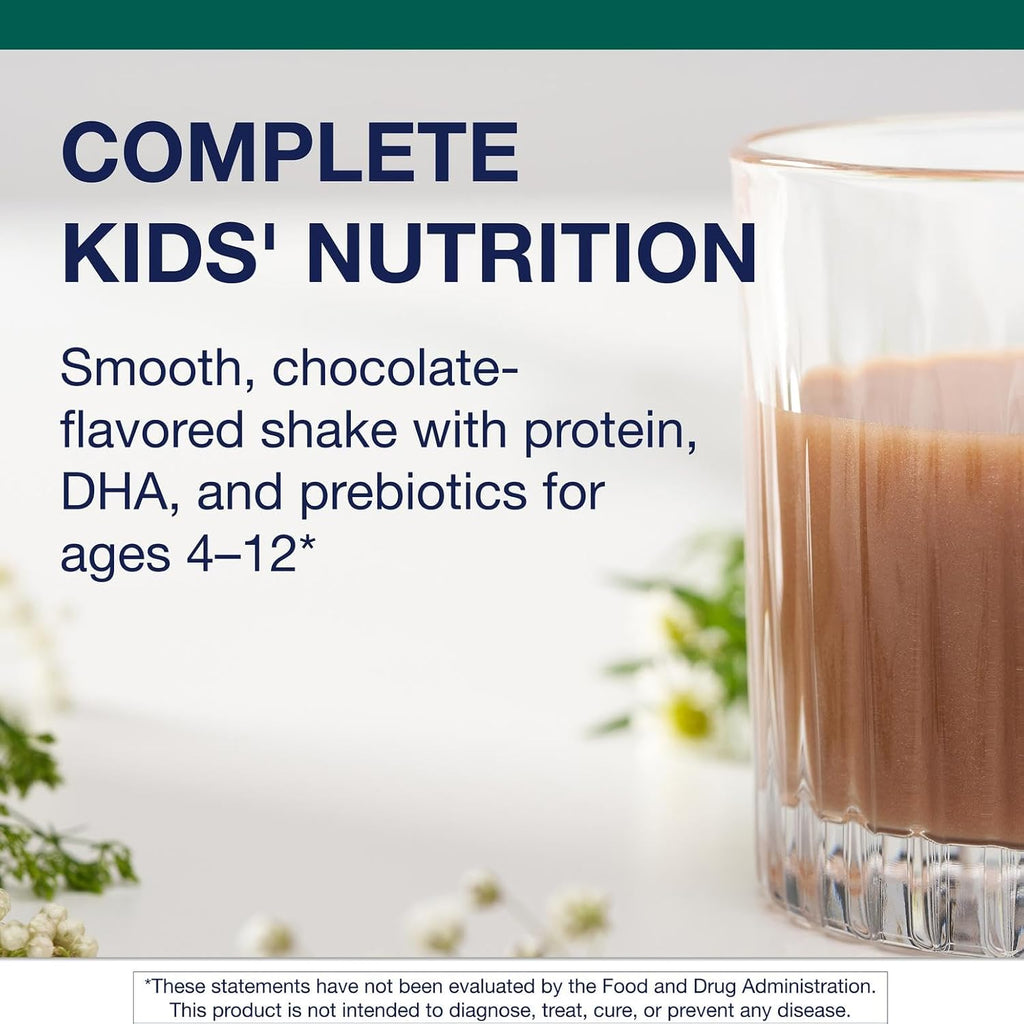 Metagenics MetaKids Nutrition Powder - Multivitamínico infantil en polvo con prebióticos, DHA y proteína - Chocolate - 406 g