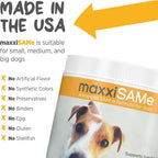 maxxiSAMe Suplemento Avanzado de SAM-e en Polvo para Perros - Apoyo Hepático, Cognitivo y Articular, 150g