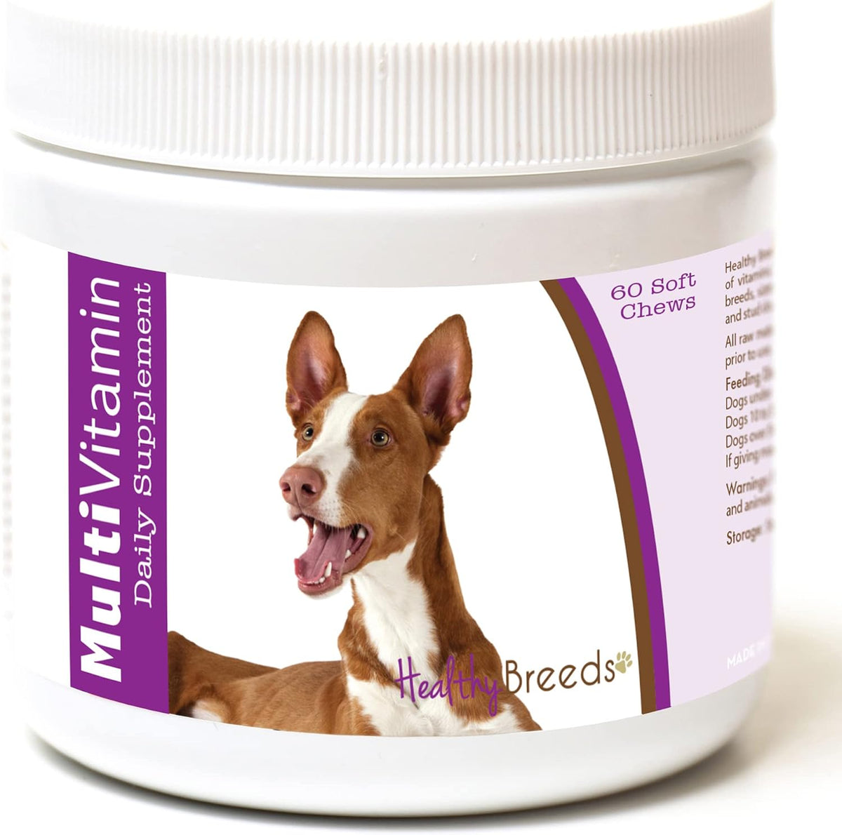 Healthy Breeds Ibizan Hound Multi-Vitamin Soft Chews 60 Count – Image 1