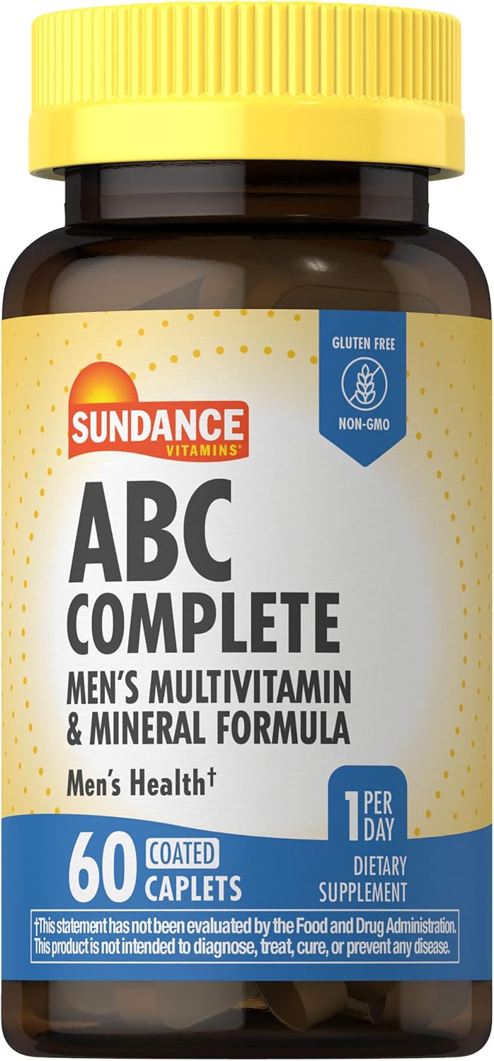 Sundance Complejo Multivitamínico y Mineral ABC Complete para Hombres, 60 comprimidos
