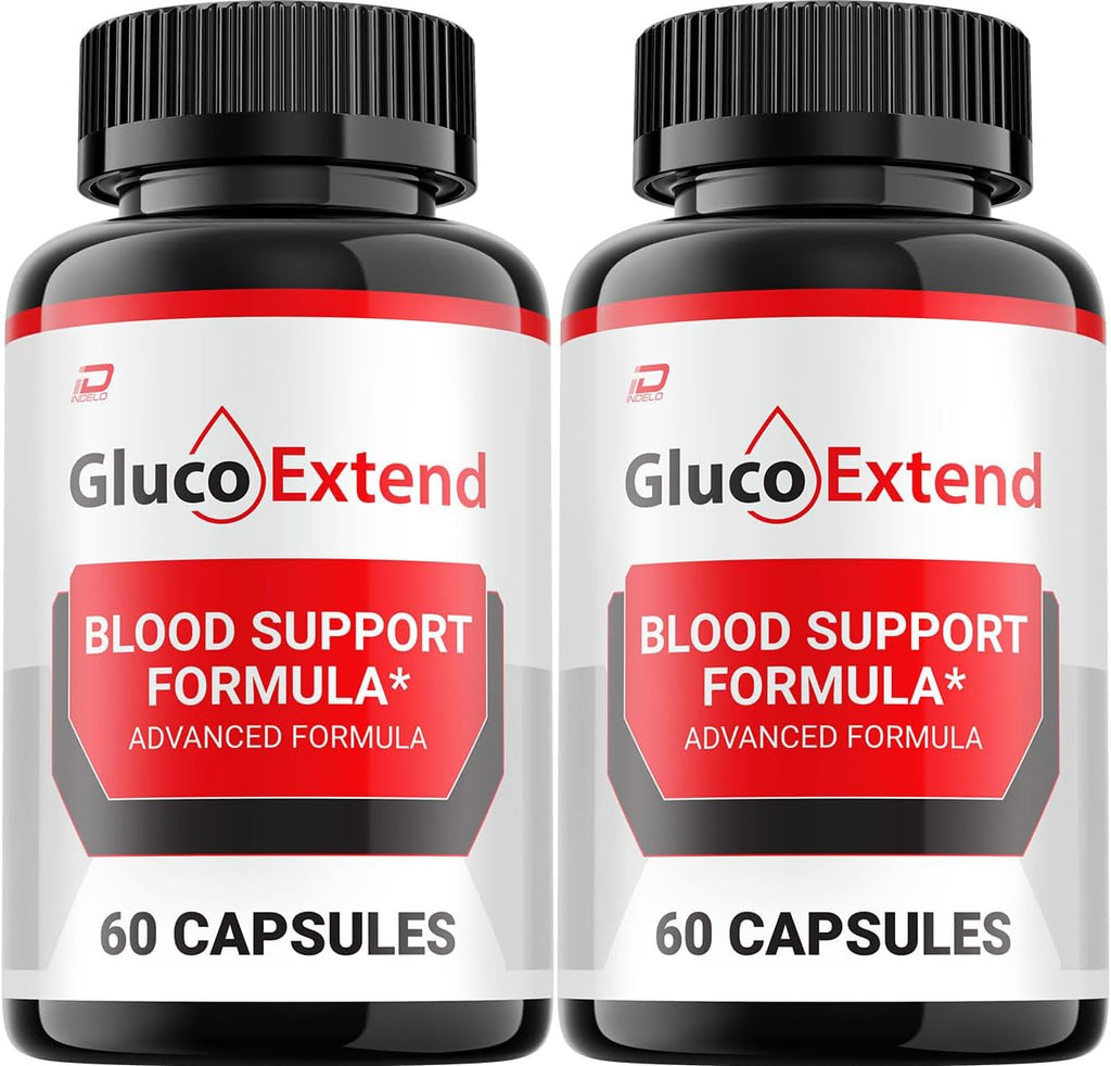 Gluco Extend Cápsulas - Suplemento Avanzado, Fórmula Natural (2 Paquetes, 120 Cápsulas)