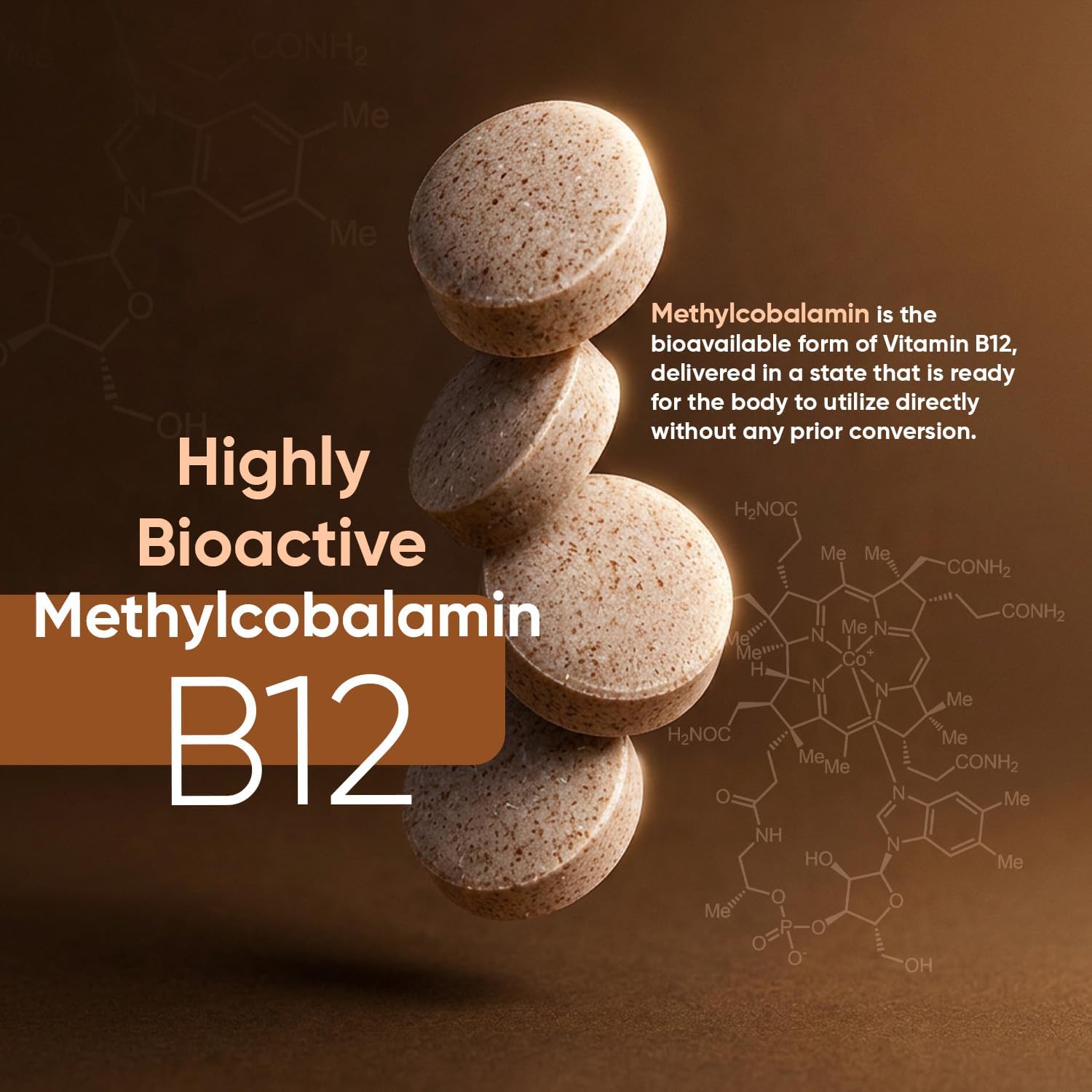 WeightWorld Vitamina B12 5000mcg Metilcobalamina - 180 Comprimidos (6 Meses)