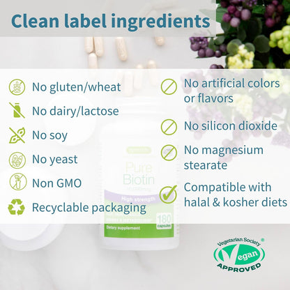 Igennus Clean Biotin 10.000 mcg - 180 – Membranas mucosas: Favorece la salud de las membranas mucosas. – Image 4