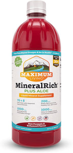 Maximum Living MineralRich Minerales Líquidos con Aloe - 32 oz