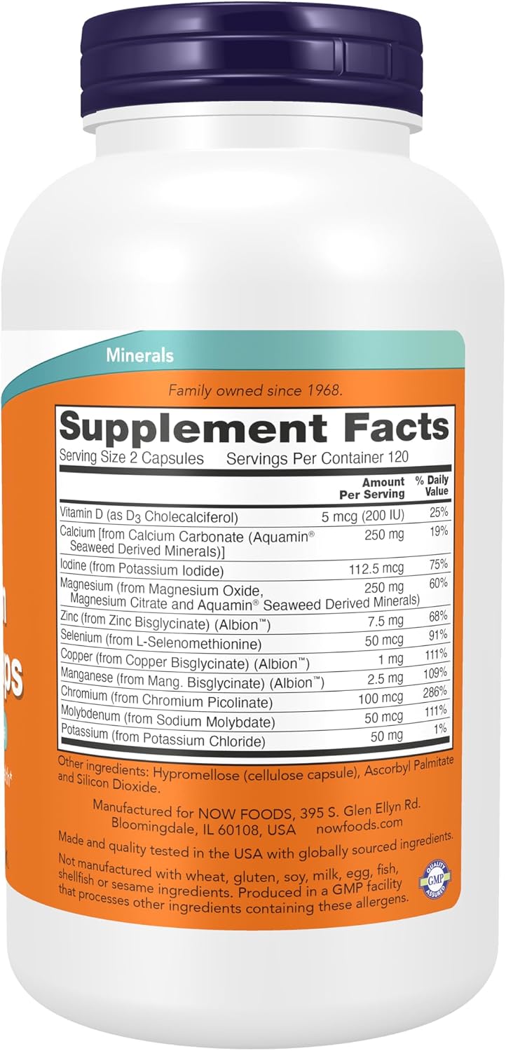 Full Spectrum Mineral Caps - Complejo Multimineral, 240 Vegan Capsules