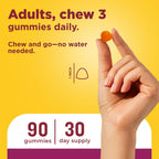 Nature Made Advanced Multivitamínico en Gominolas para Mujeres con Citrato de Magnesio, Calcio y Vitaminas B - 90 Gominolas, 30 Días