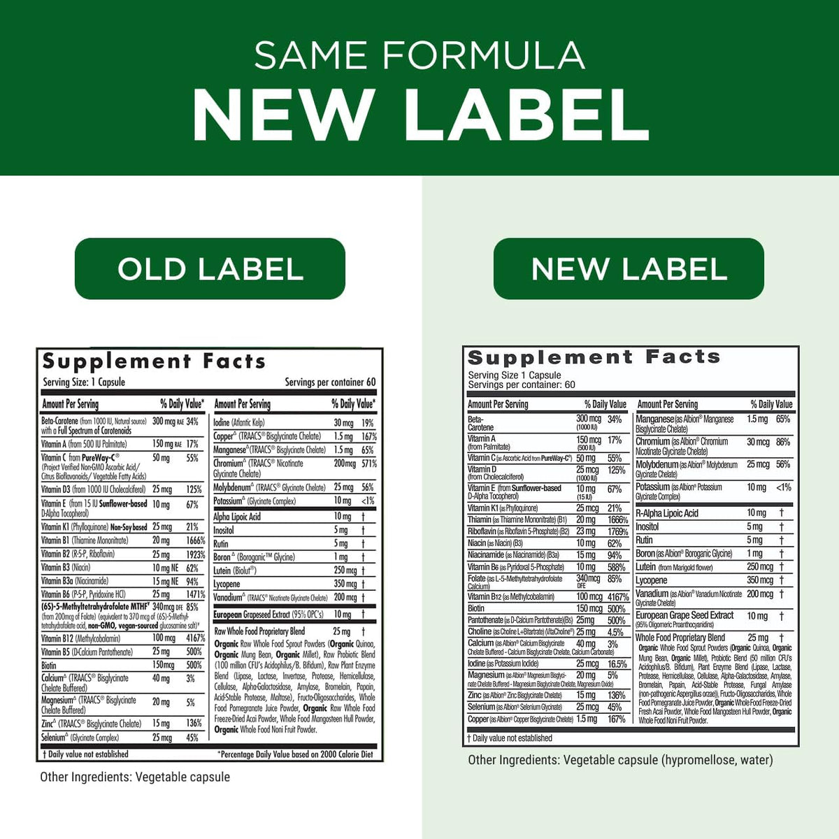 EMERALD LABS Men's 1 Daily Multi - – Vitamina K: contribuye a la coagulación sanguínea normal y al mantenimiento – Image 6