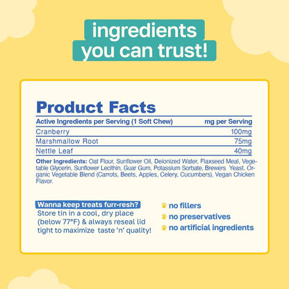 Happy Paws Bladder Supplement - Suplemento – Raíz de malvavisco: Conocida por sus propiedades calmantes para el – Image 7