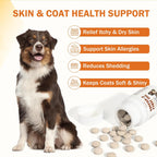 Unipomme Aceite de Pescado Omega 3 para Perros - Alivio de Alergia y Picor