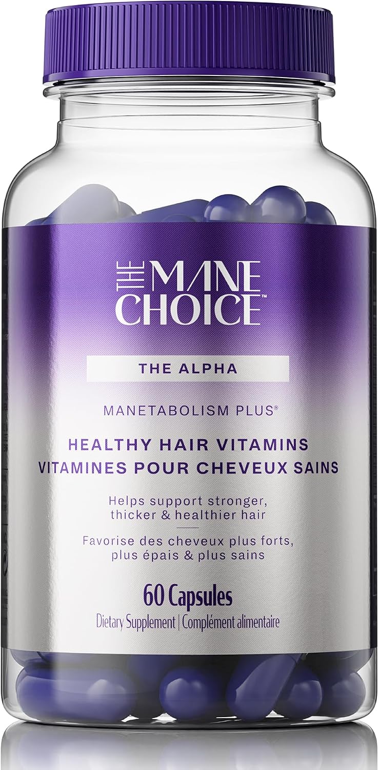 The Mane Choice MANETABOLISM Plus - Vitaminas para el Crecimiento del Cabello, Piel y Uñas (60 Cápsulas)