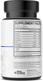 Real Science Nutrition Liver Miracle – Complemento Alimenticio para el Hígado con Óxido Nítrico