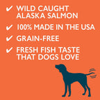 Alaska Naturals – Aceite de Salmón Salvaje de Alaska para Perros – Suplemento Omega 3 EPA y DHA – Piel y Pelaje Saludables – 439 ml (15.5 oz) Bomba Dosificadora