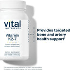 Vital Nutrients Vitamina K2-7 (MK-7) - 60 Cápsulas Veganas