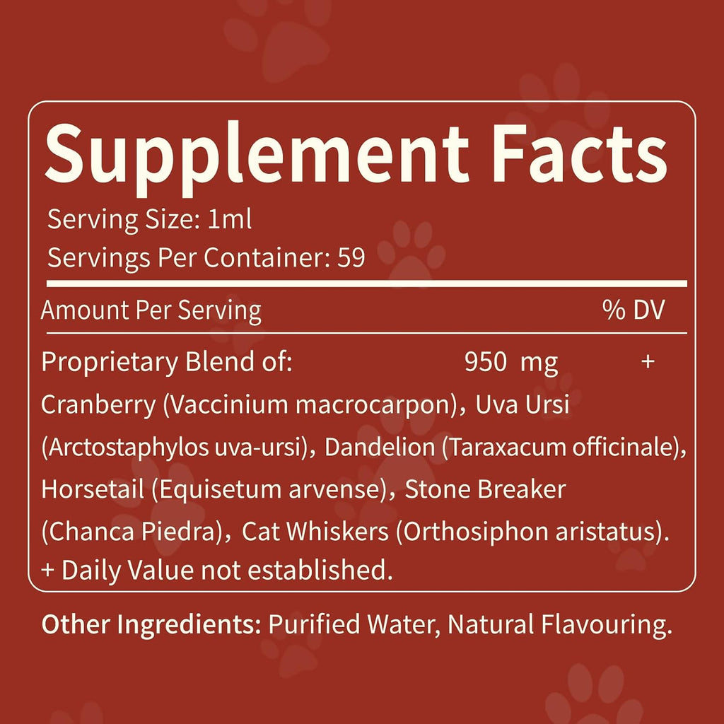 PetORiMMUNE Gotas Urinarias para Perros - Apoyo Salud Urinaria y Vesical - 118ml